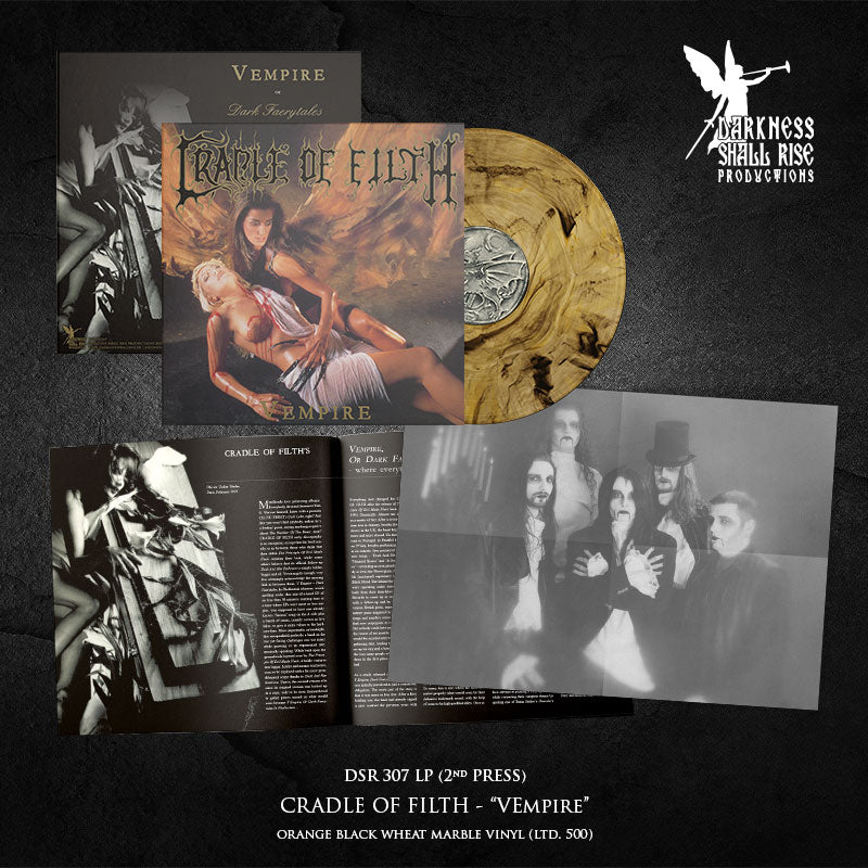 Cradle Of Filth (UK) - V Empire, Or Dark Faerytales In Phallustein - LP (Black Wheat Marble)