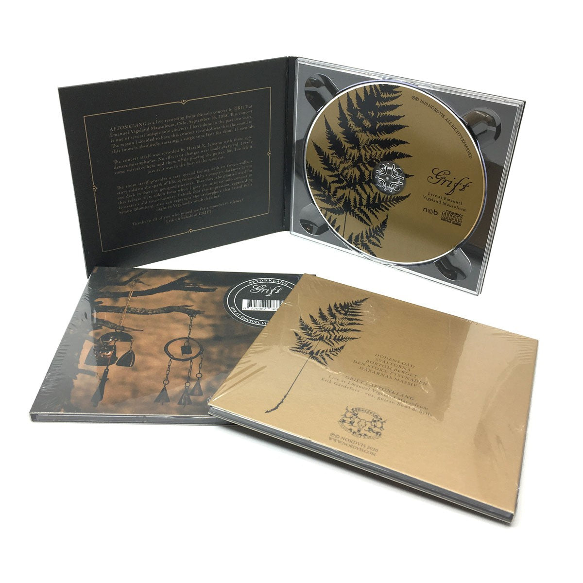 GRIFT – Aftonklang (Live at Emanuel Vigeland Mausoleum), DigiCD