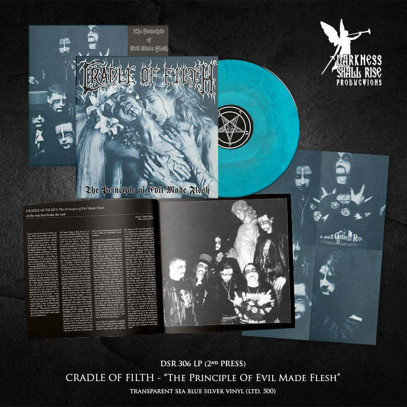 Cradle Of Filth (UK) - The Principle Of Evil Made Flesh (Aqua Blue Vinyl)