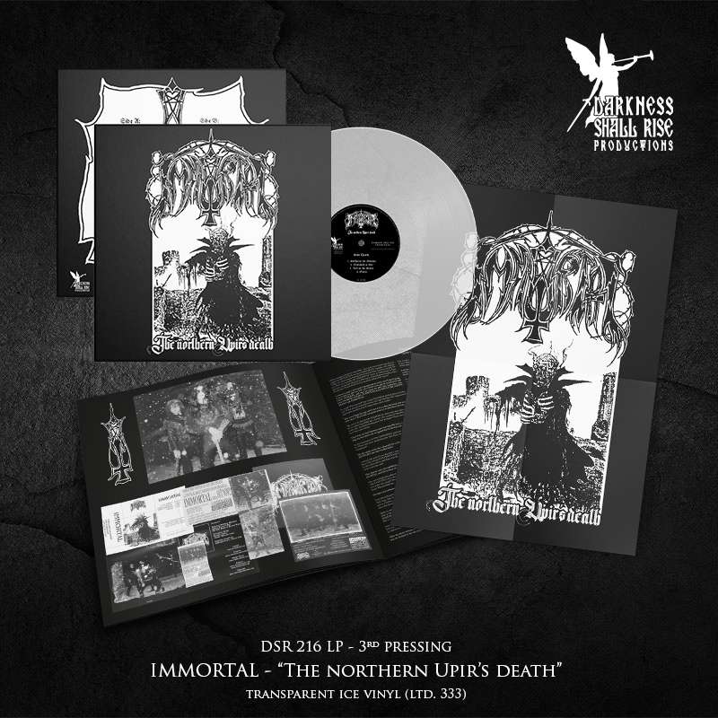 IMMORTAL - The Northern Upir’s Death (Black or Transparent Ice), LP [PRE-ORDER]