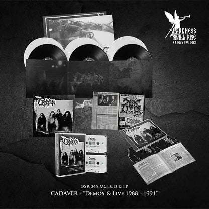 CADAVER - Demos & Live 1988-1991, 3LP (Black or White) [PRE-ORDER]