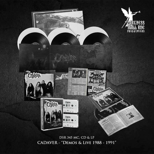 CADAVER - Demos & Live 1988-1991, 3LP (Black or White) [PRE-ORDER]
