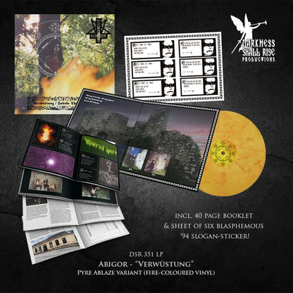 ABIGOR - Verwüstung / Invoke The Dark Age (Black or Transparent Vinyl), LP [PRE-ORDER]