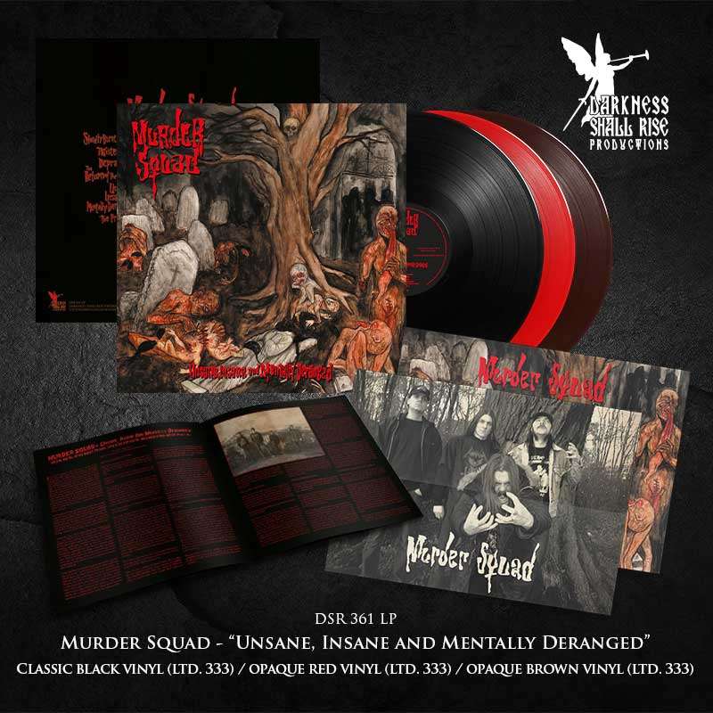 Murder Squad (SWE) – Unsane, Insane and Mentally Deranged, LP [Pre-Order]