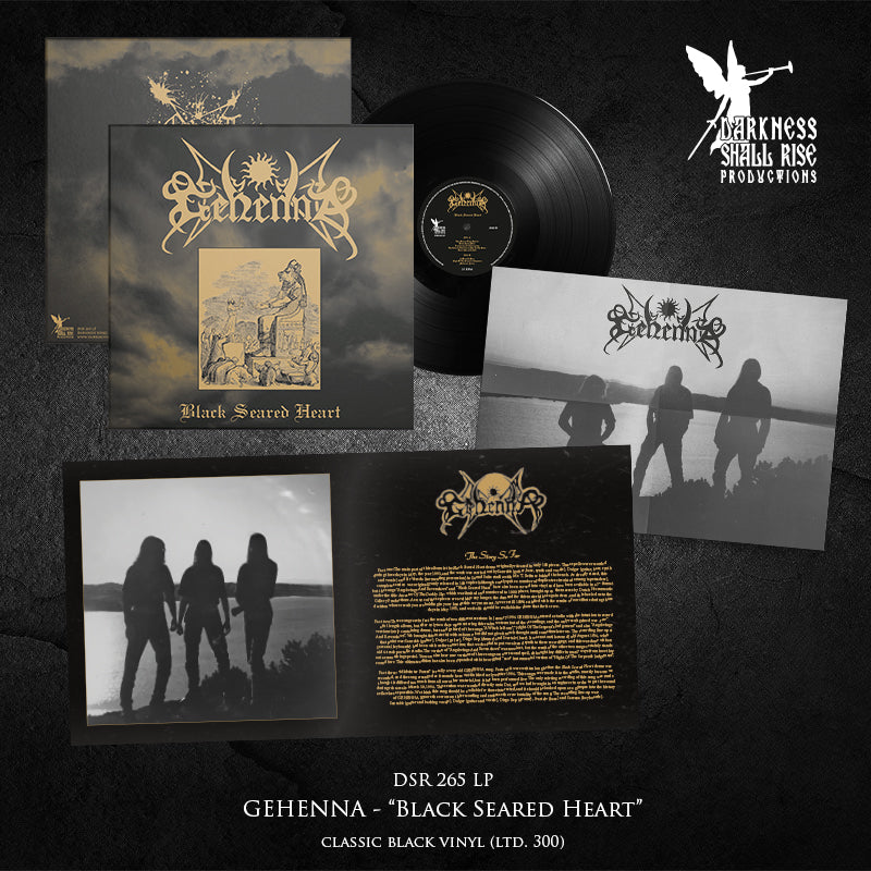 Gehenna (NOR) - Black Seared Heart - LP - Black Vinyl