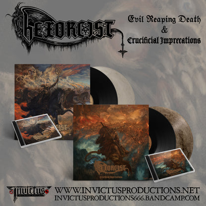 HEXORCIST - Crucificial Imprecations, CD & LP (Black or Brown Smoke) [PRE-ORDER]