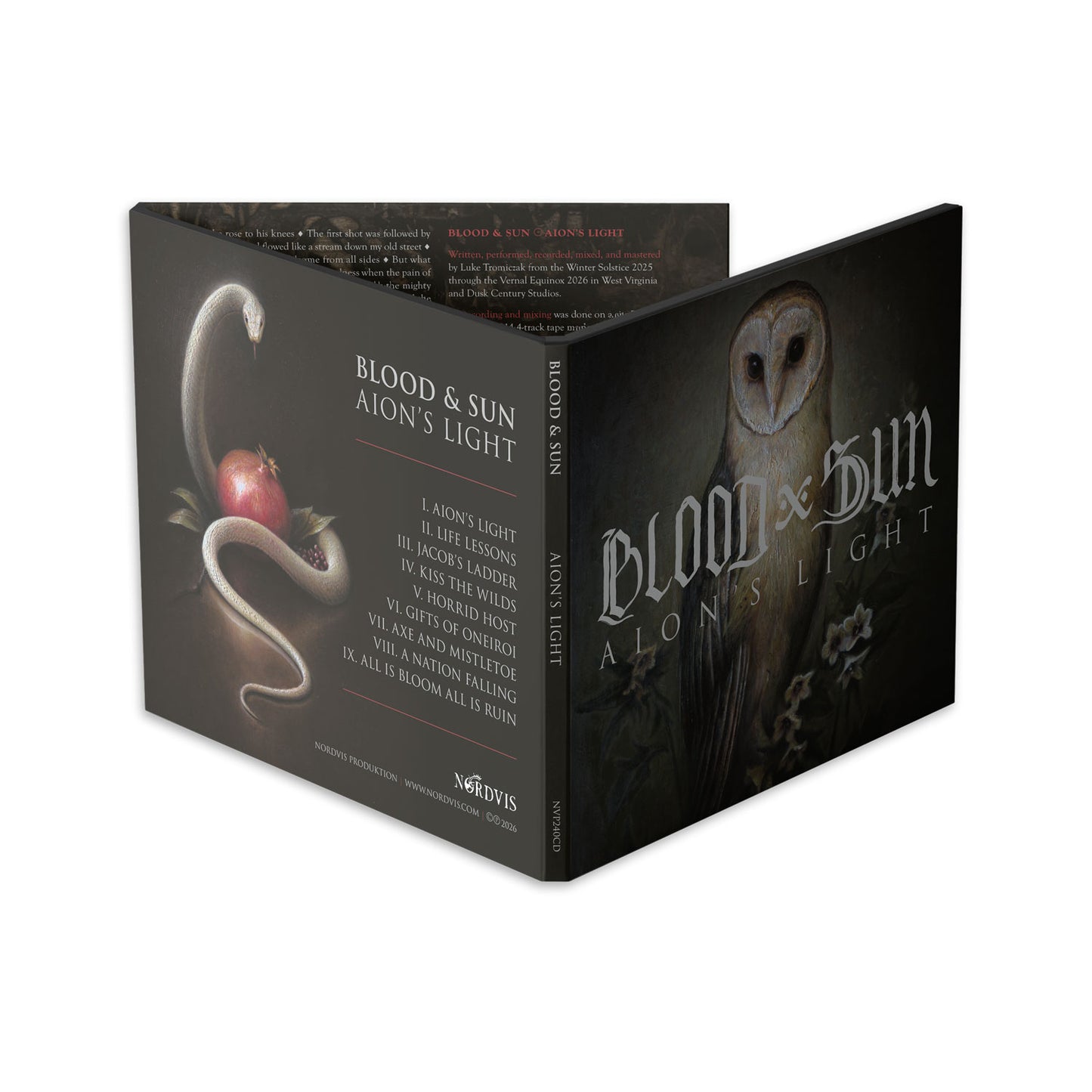 BLOOD AND SUN – Aion's Light, CD [PRE-ORDER]