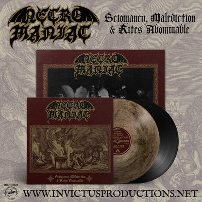 Necromaniac - Sciomancy, Malediction & Rites Abominable, LP (New Pressing)