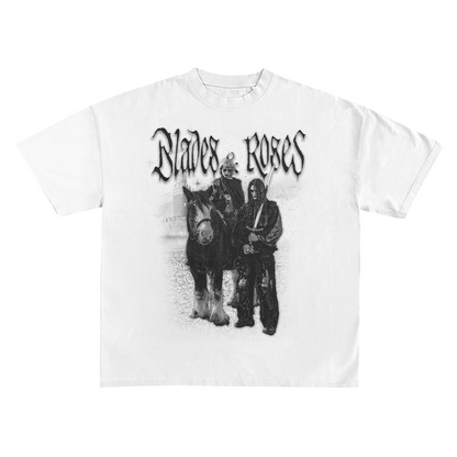 DRAUGVEIL & SELVNATT - Blades & Roses, T-Shirt