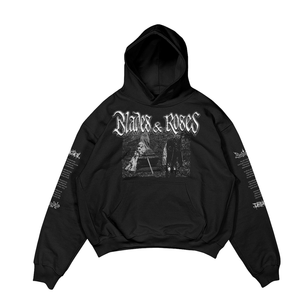 DRAUGVEIL & SELVNATT - Blades & Roses, Hoodie