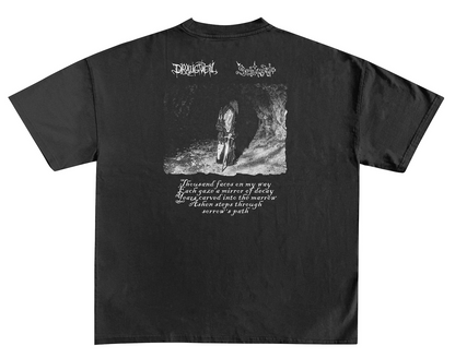 DRAUGVEIL & SELVNATT - Blades & Roses, T-Shirt