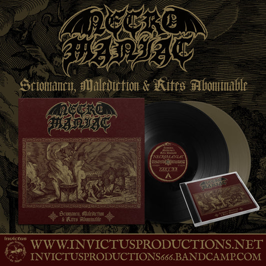 NECROMANIAC Sciomancy, Malediction & Rites Abominable LP