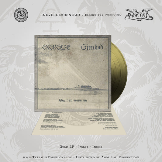 ENEVELDE/GJENDØD - Elegier fra Avgrunnen, LP (Gold) [PRE-ORDER]