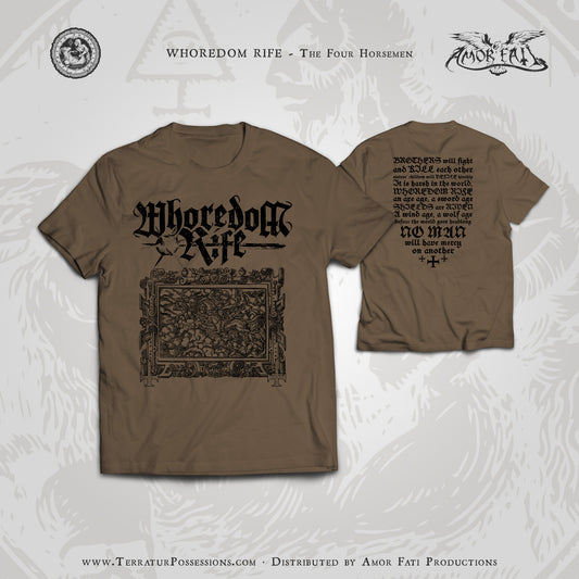 WHOREDOM RIFE, 'The Four Horsemen' T-Shirt
