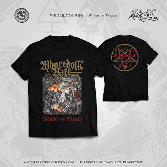 WHOREDOM RIFE, 'Winds of Wrath' T-Shirt